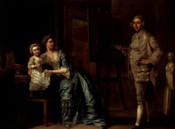 Joseph Wiltonin muotokuva - kuvanveistäjä (1722-1803) tekijältä Francis Hayman