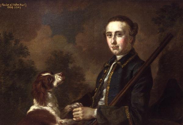 Sir Henry Pauletin muotokuva St. John Bt. (öljy kankaalle) tekijältä Francis Hayman