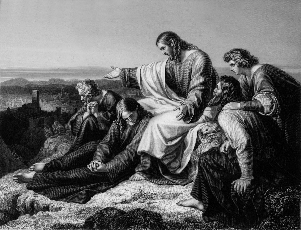 "Jerusalem on tehnyt ankarasti syntiä, joten se poistetaan", C1846. tekijältä Francis Holl