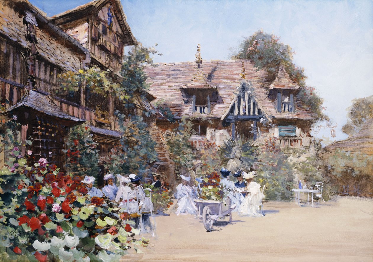 Lounas Inn-hotellissa, 1881 tekijältä Francis Hopkinson Smith