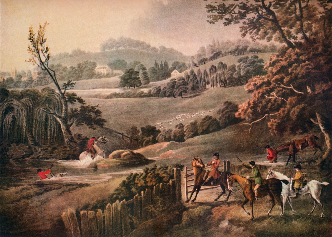 "Bilsden Billesdon Coplow Day", 1700-luku tekijältä Francis Jukes