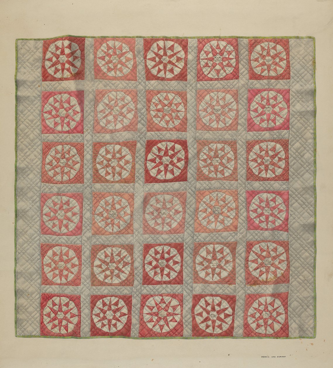 Peitto (Crib Quilt) tekijältä Francis Law Durand
