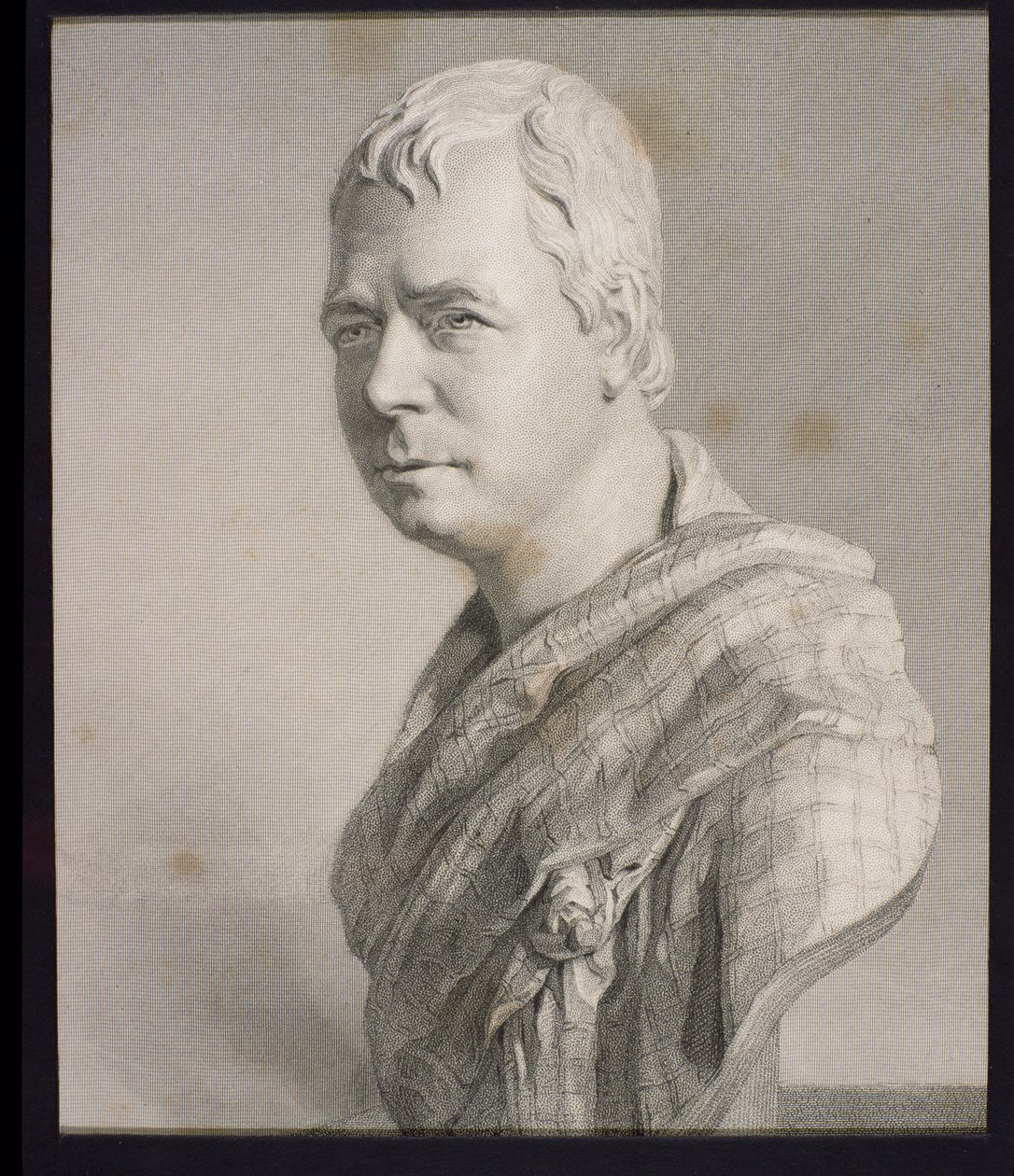 Sir Walter Scott (1771-1832) "Gallery of Prints" -julkaisusta, julkaistu vuonna 1833 (kaiverrus) tekijältä Francis Legatt Chantrey