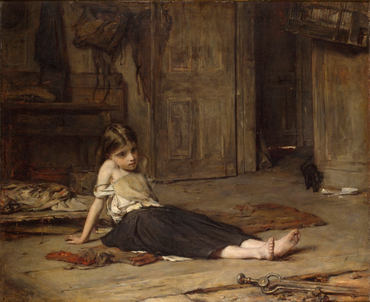 Kasvot tulessa, 1867 tekijältä Francis Montague Holl