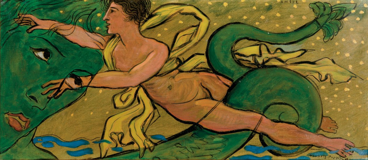 Amsel, noin 1929-1930 (öljy kankaalle). tekijältä Francis Picabia