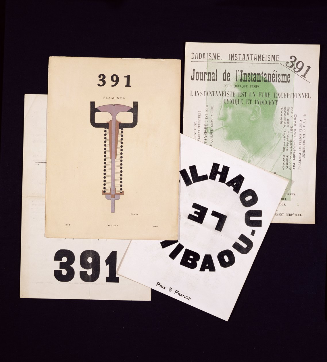 Dadaistinen montaasi (kollaasi) tekijältä Francis Picabia