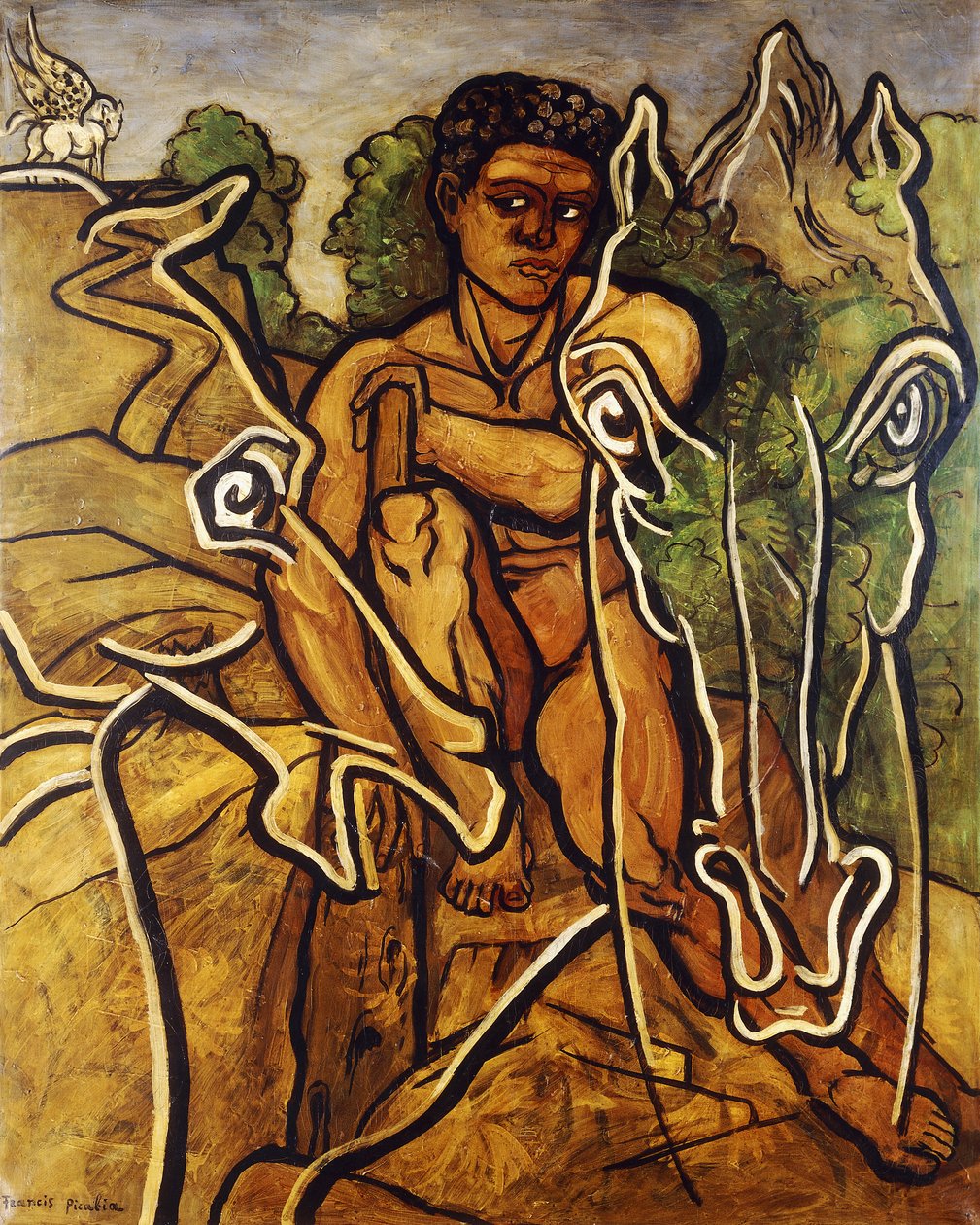 Hercules ja hänen hevosensa; Hercule et ses Coursiers (Hercule et ses Coursiers) tekijältä Francis Picabia