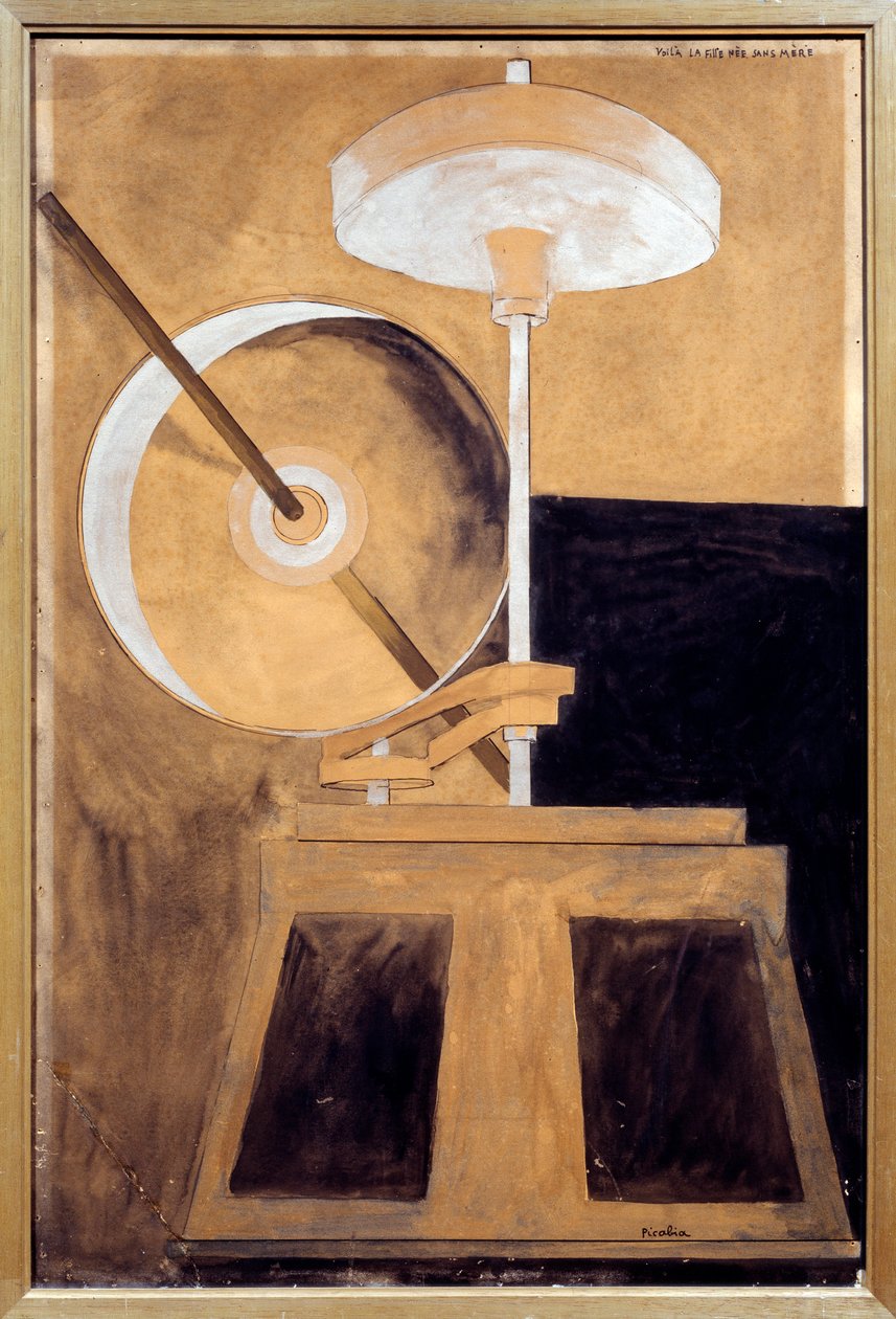Tässä on syntynyt tytär ilman äitiä tekijältä Francis Picabia