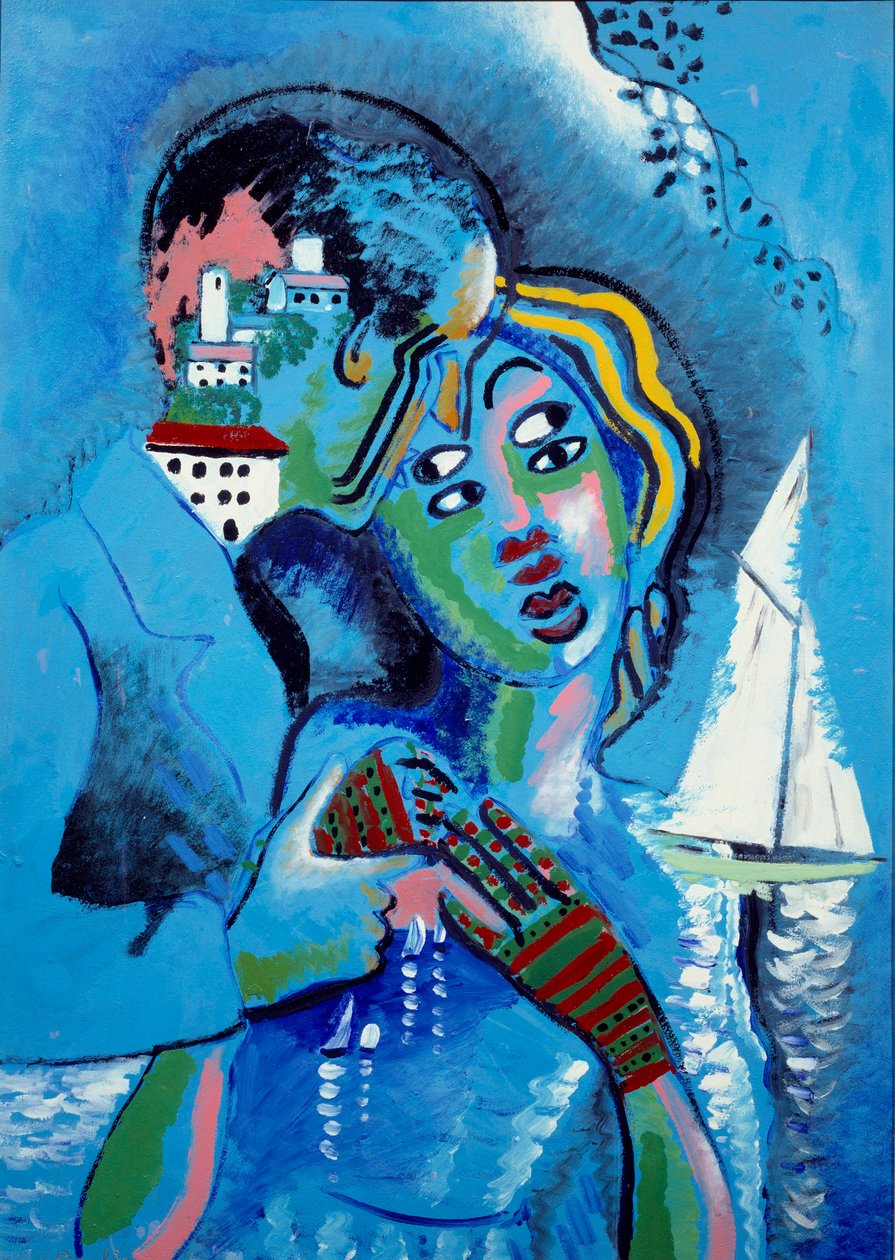 Idylli Rakastunut kaupunki ja meri tekijältä Francis Picabia