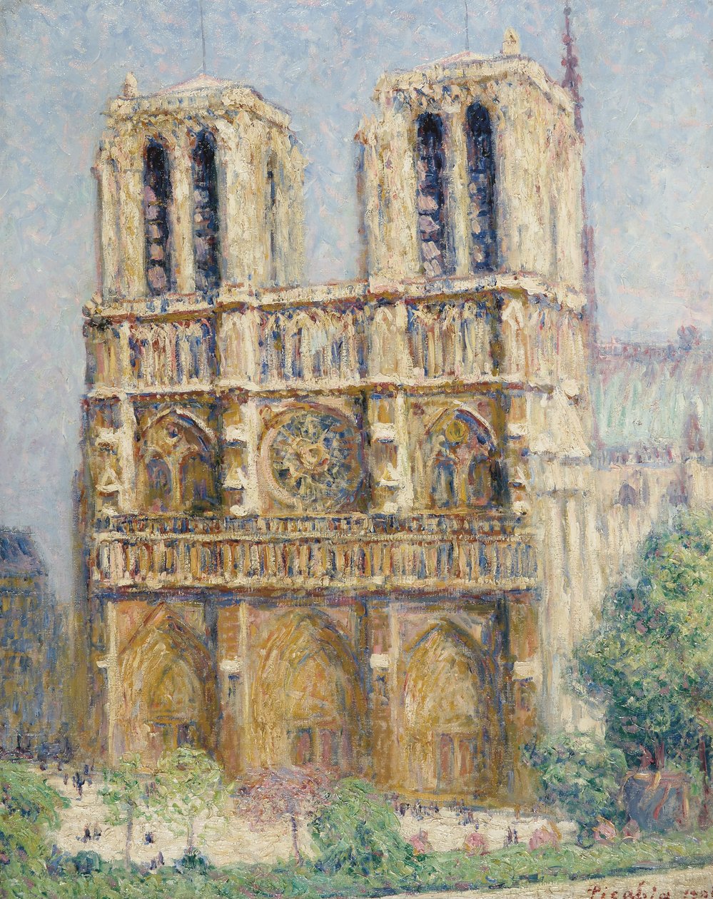 Notre Dame aamulla; Notre Dame, le Matin (Notre Dame, le Matin) tekijältä Francis Picabia