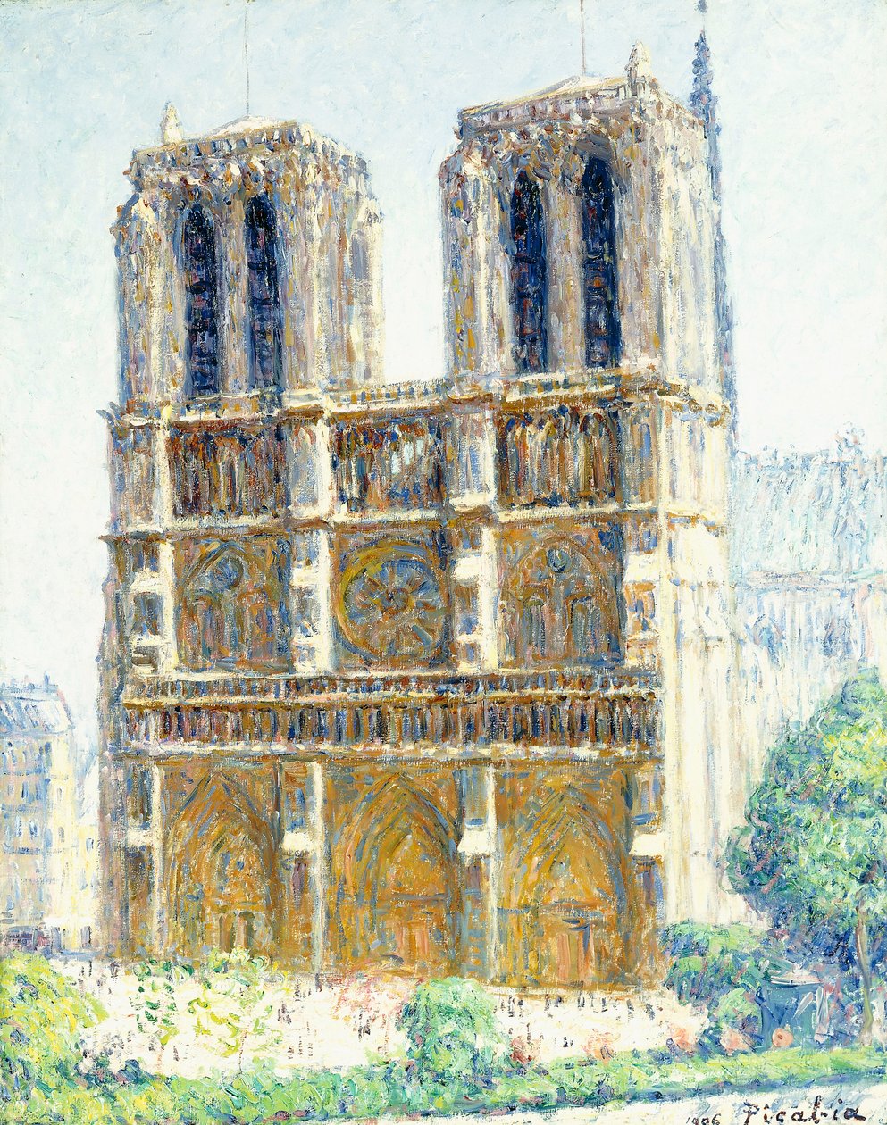 Notre Dame, auringonvalon vaikutus tekijältä Francis Picabia