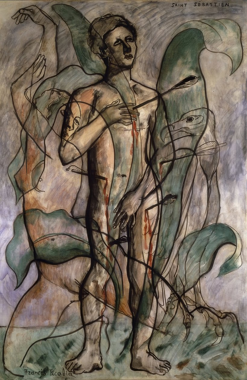 Pyhä Sebastian tekijältä Francis Picabia
