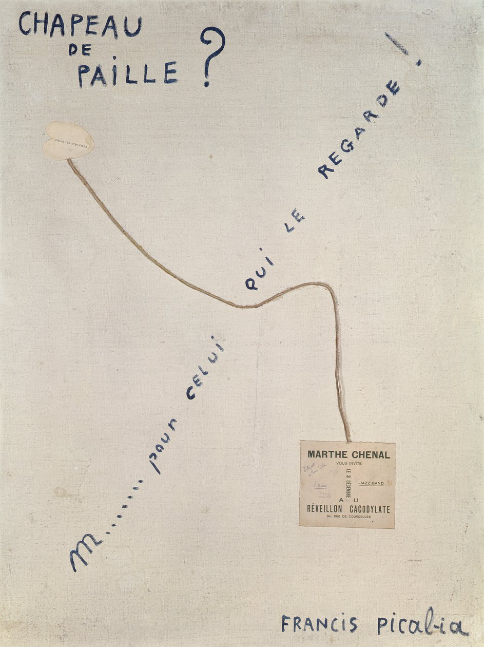 Olkihattu tekijältä Francis Picabia