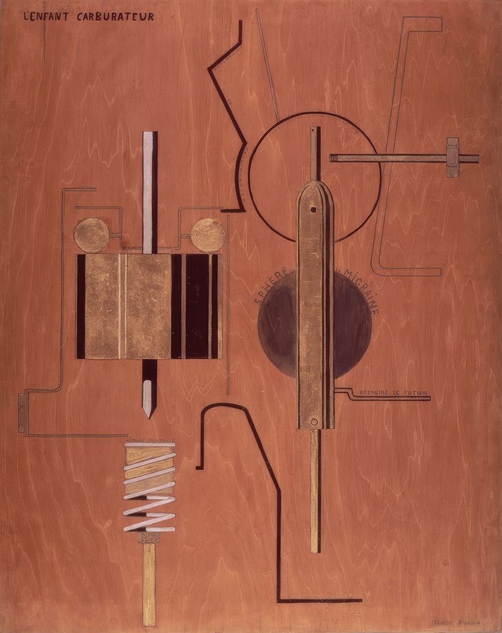 Lapsen kaasutin tekijältä Francis Picabia