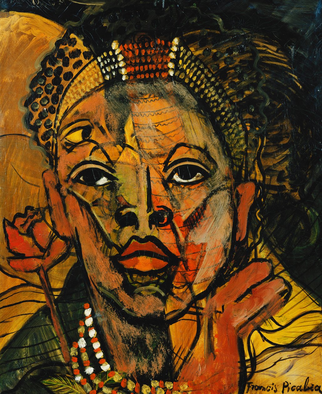 Läpinäkyvyys; Transparence, n. 1930 (öljy kankaalle). tekijältä Francis Picabia