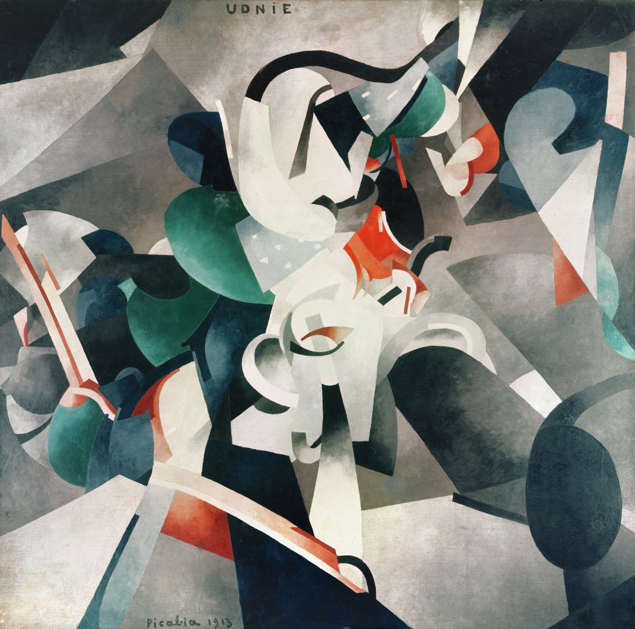 Udnie, nuori amerikkalainen tyttö tekijältä Francis Picabia