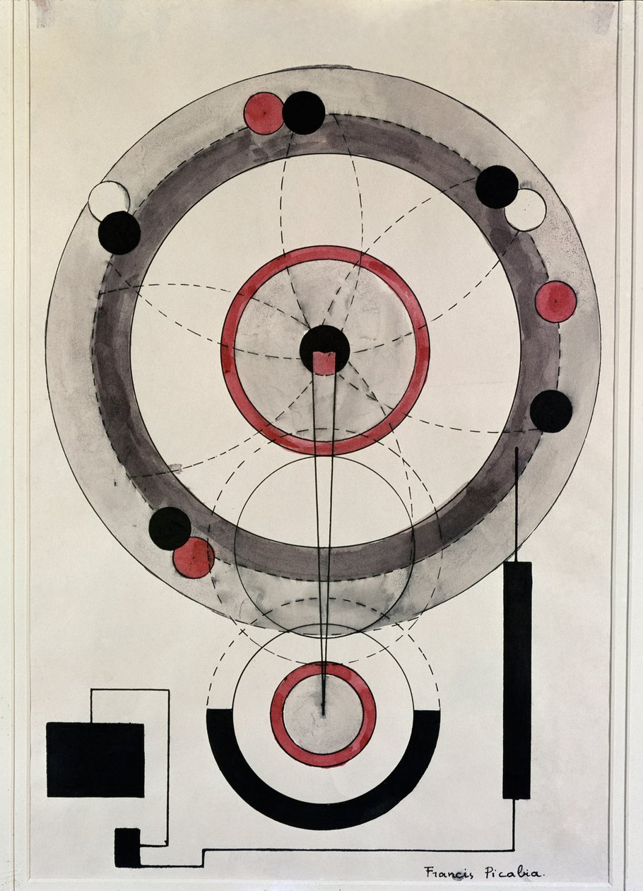 Nimetön (akvarelli) tekijältä Francis Picabia