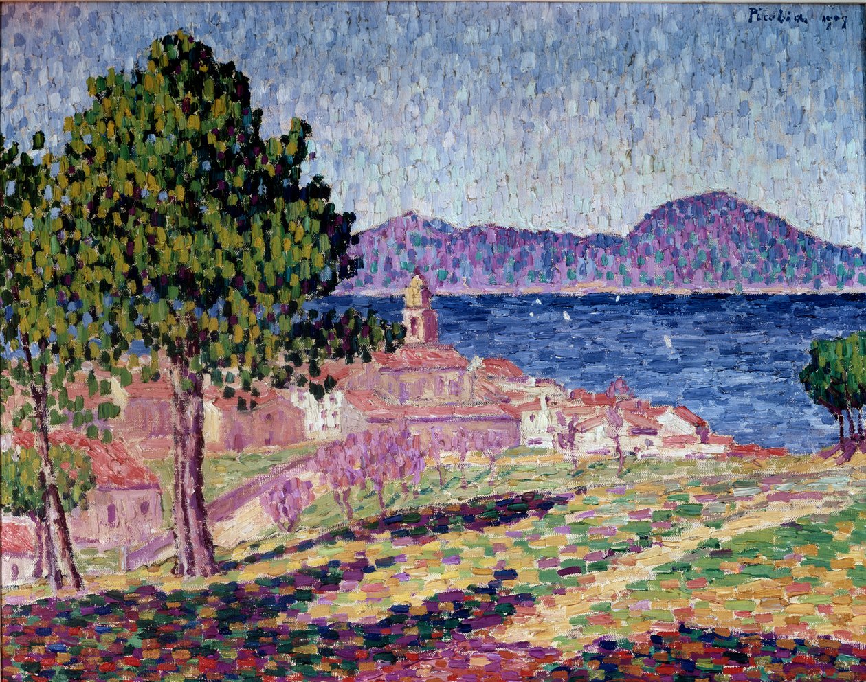 Näkymä Saint Tropeziin, Citadel tekijältä Francis Picabia