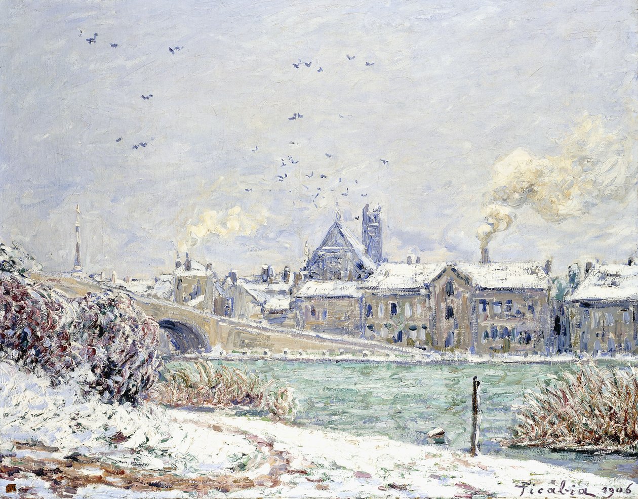 Villeneuve-sur-Yonne lumessa tekijältä Francis Picabia