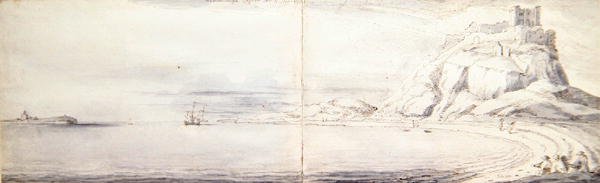 Bamburghin linna tekijältä Francis Place