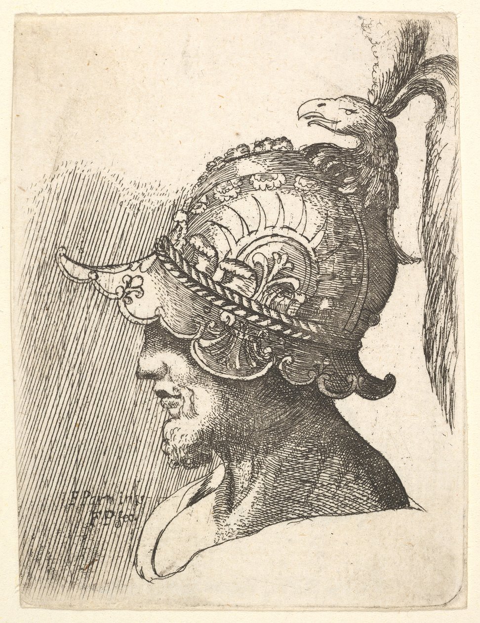 Kypäräpää, 1662-78. tekijältä Francis Place