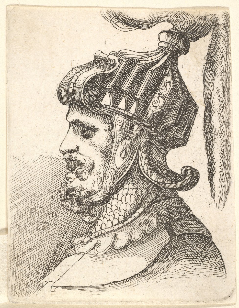 Kypäräpää, 1662-78. tekijältä Francis Place