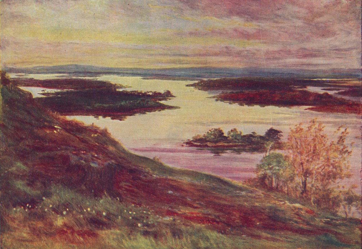 "An Irish Lough", 1910 tekijältä Francis S Walker