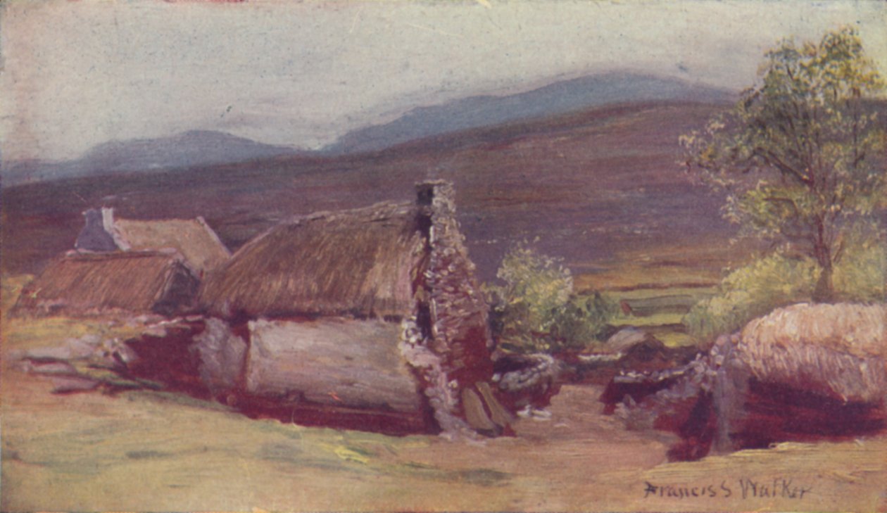 Irlannin mökit, 1910 tekijältä Francis S Walker