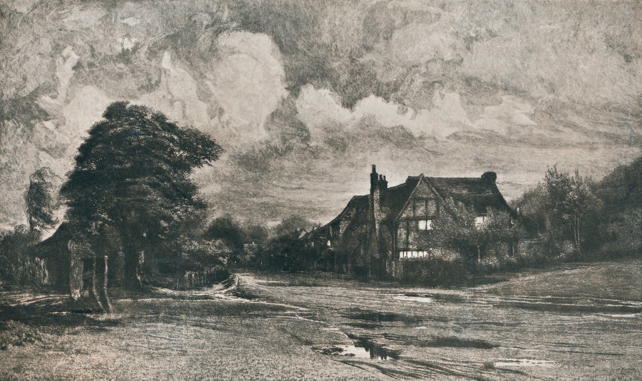 "Miltonin mökki, Chalfont St. Giles", 1912 tekijältä Francis S Walker
