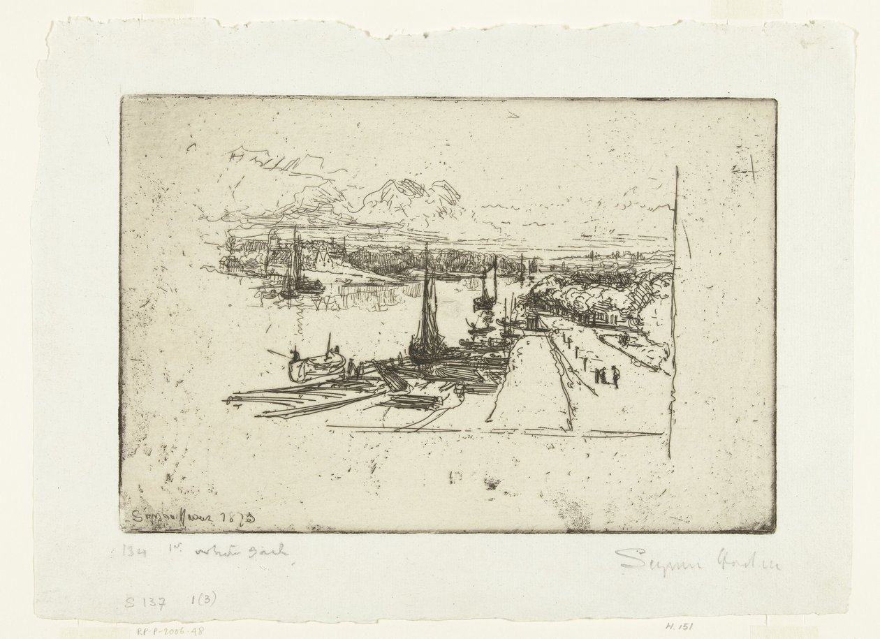 Amstel Amstelhotelista Amstel II tekijältä Francis Seymour Haden (Sir) (signed by artist)