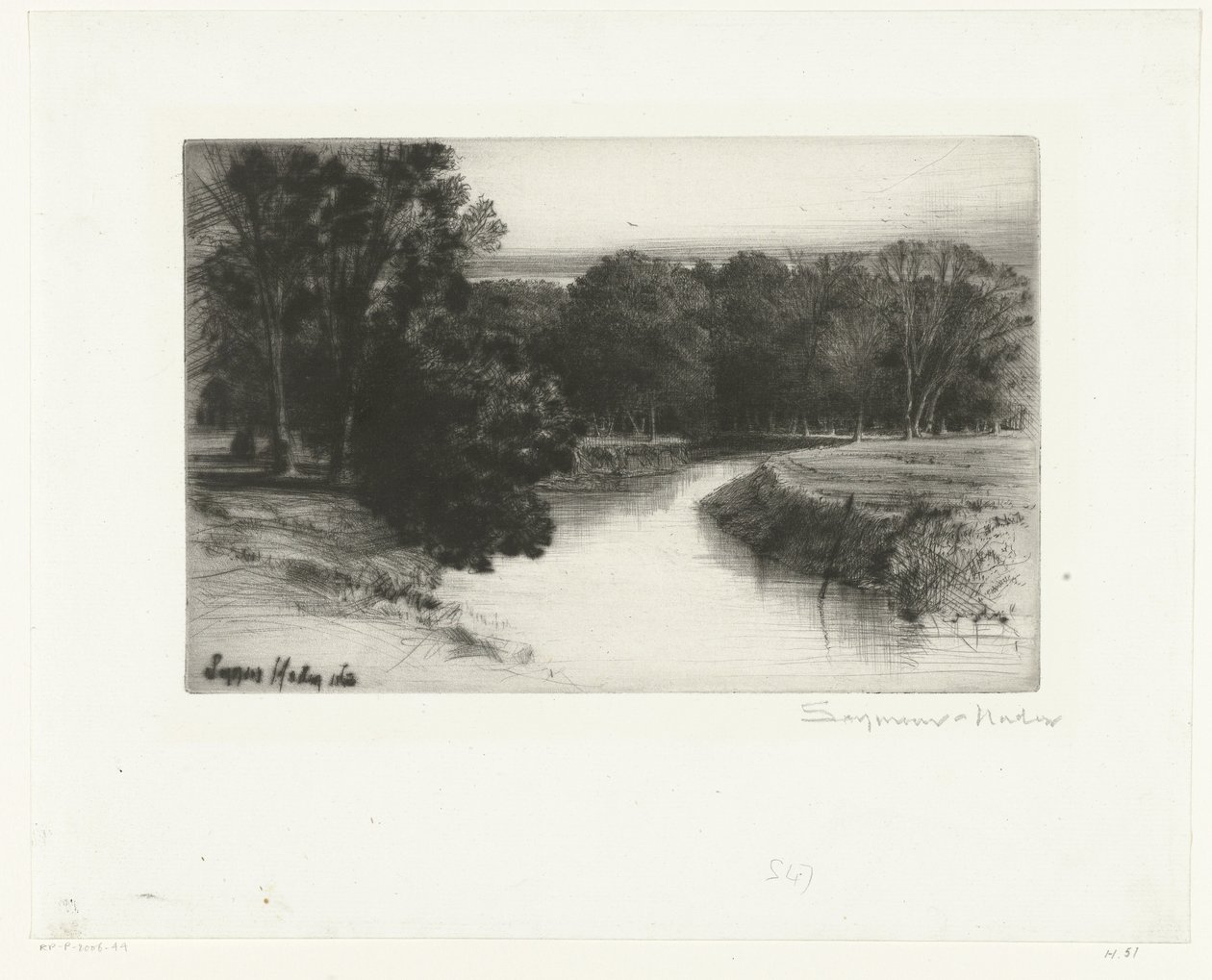 Auringonlasku Irlannissa Auringonlasku Irlannissa tekijältä Francis Seymour Haden (Sir) (signed by artist)