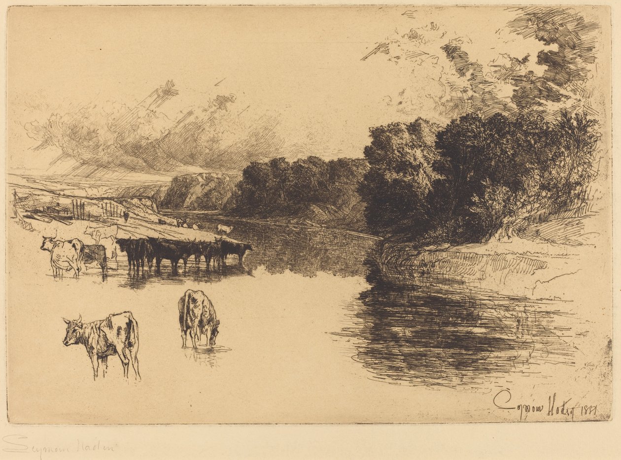 Lancashire joki tekijältä Francis Seymour Haden