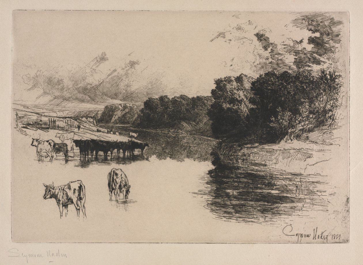 Lancashire joki tekijältä Francis Seymour Haden