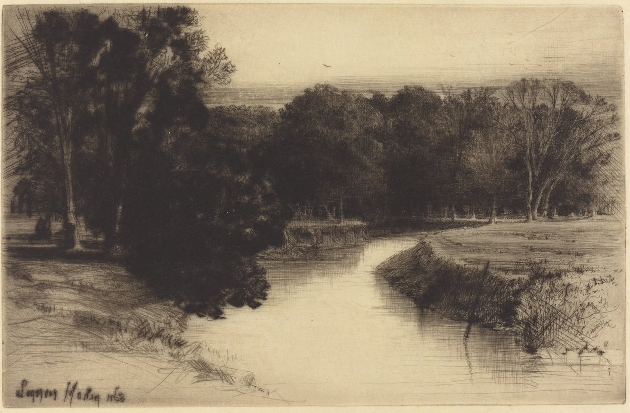 Auringonlasku Irlannissa tekijältä Francis Seymour Haden
