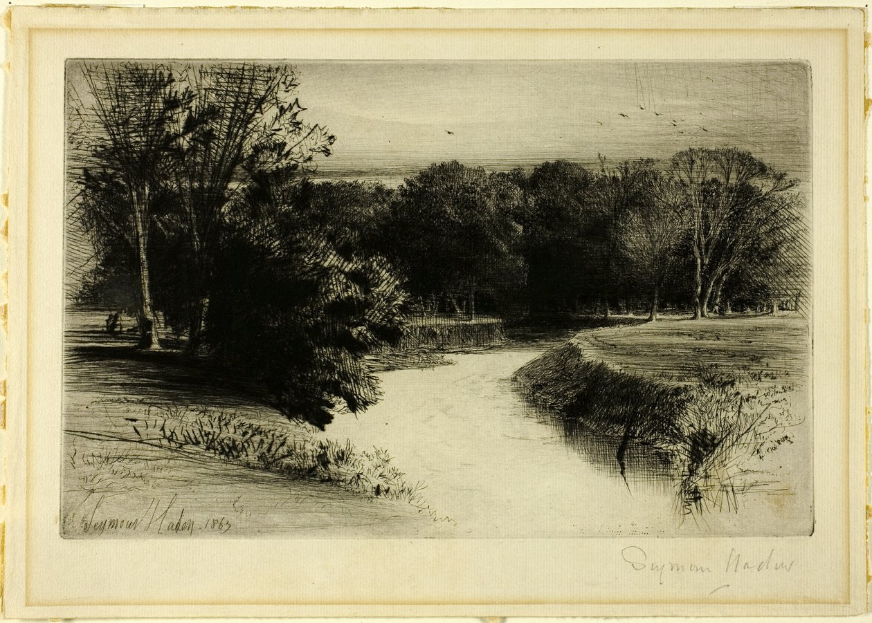Auringonlasku Irlannissa tekijältä Francis Seymour Haden