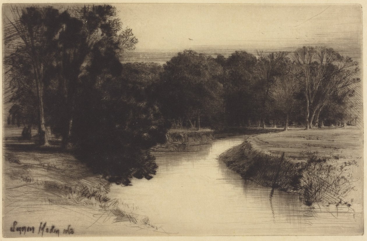 Auringonlasku Irlannissa tekijältä Francis Seymour Haden