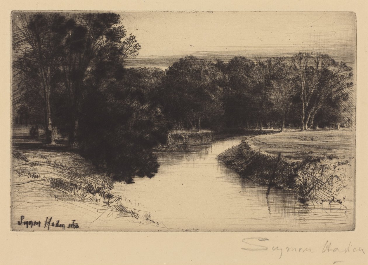 Auringonlasku Irlannissa tekijältä Francis Seymour Haden