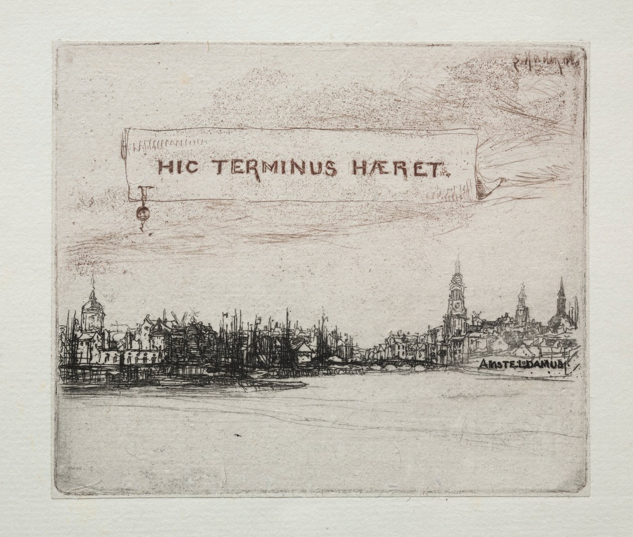Amstelodamum, 1863. tekijältä Francis Seymour Haden