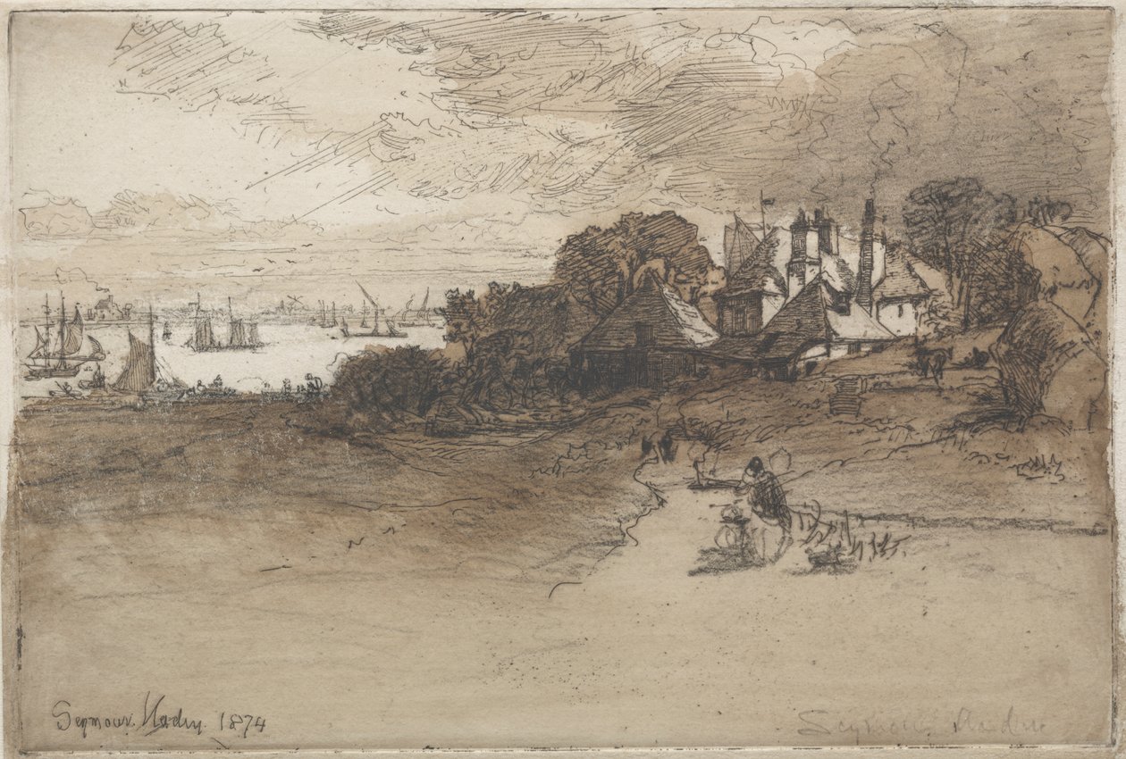 Essexin maatila tekijältä Francis Seymour Haden