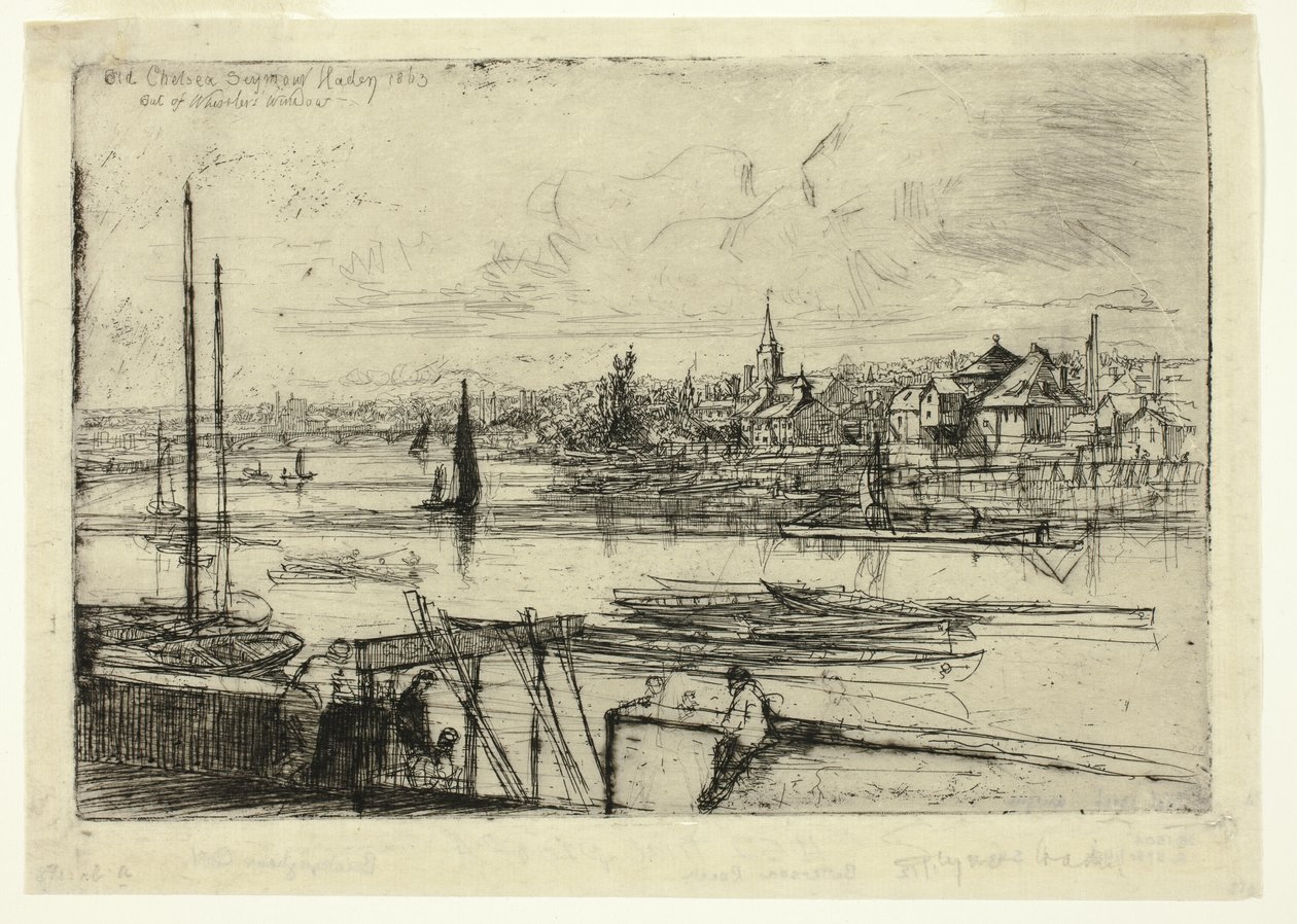 Battersea Reach tekijältä Francis Seymour Haden