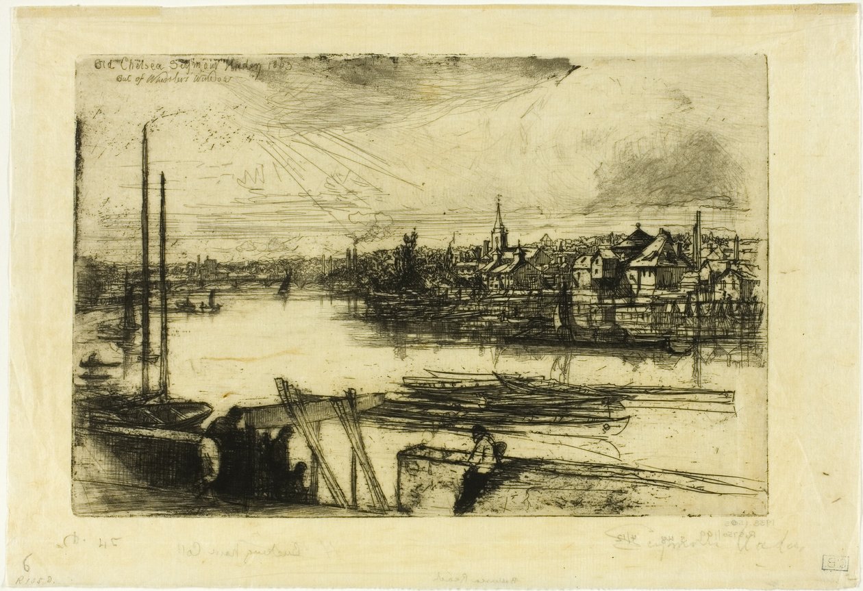 Battersea Reach tekijältä Francis Seymour Haden