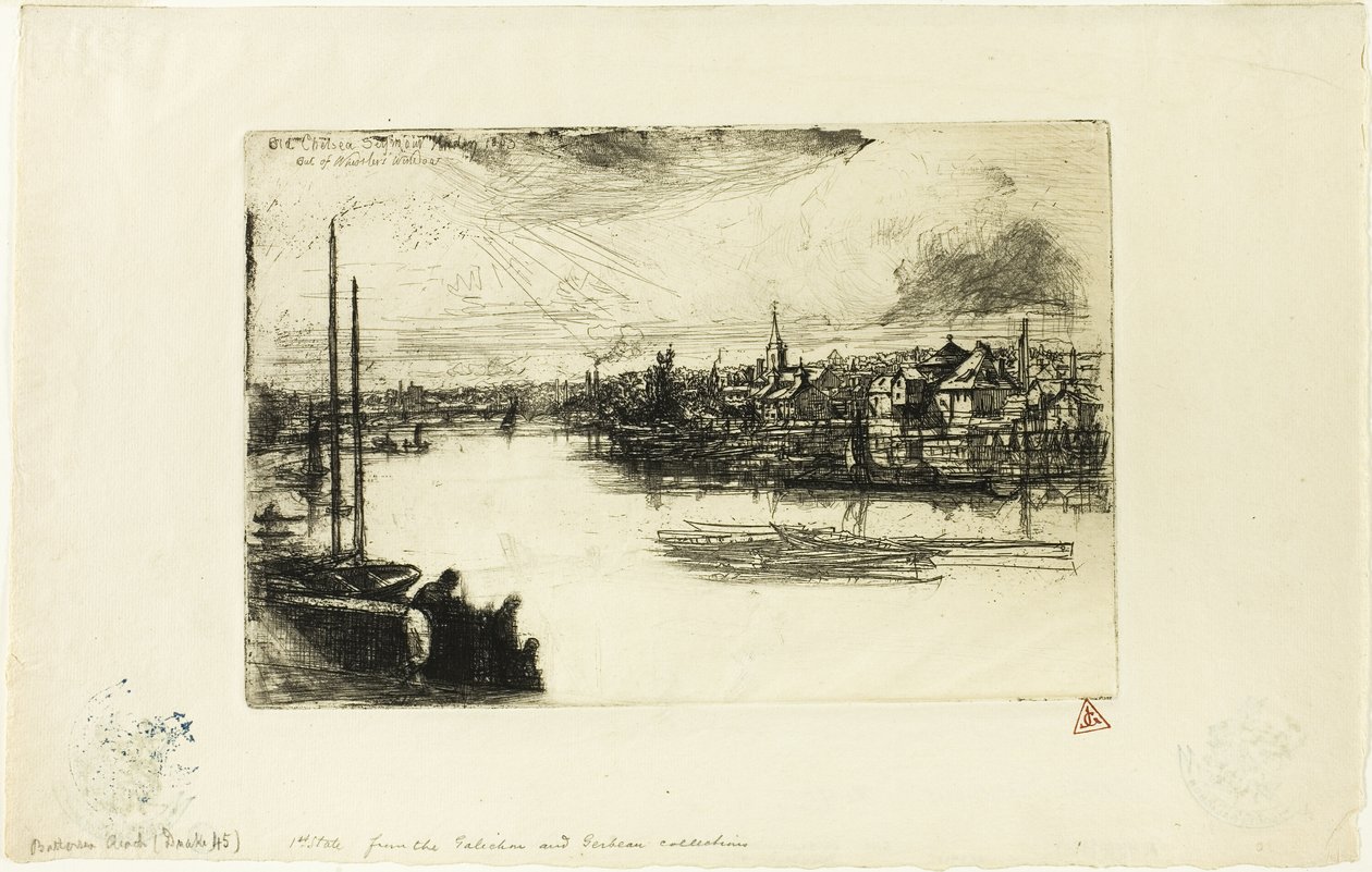 Battersea Reach tekijältä Francis Seymour Haden