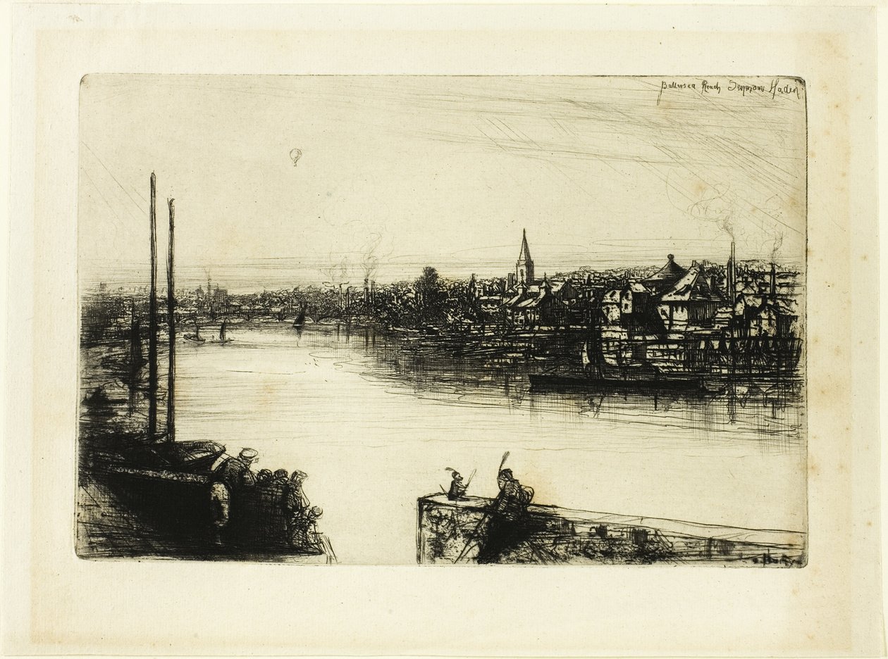 Battersea Reach tekijältä Francis Seymour Haden