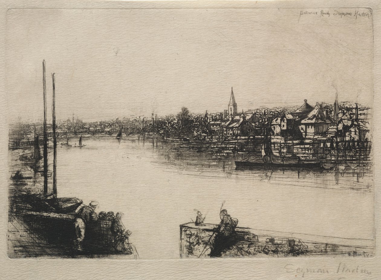 Battersea Reach tekijältä Francis Seymour Haden