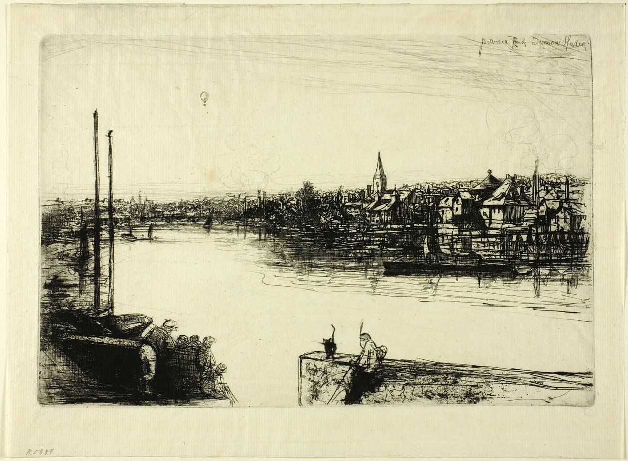 Battersea Reach tekijältä Francis Seymour Haden