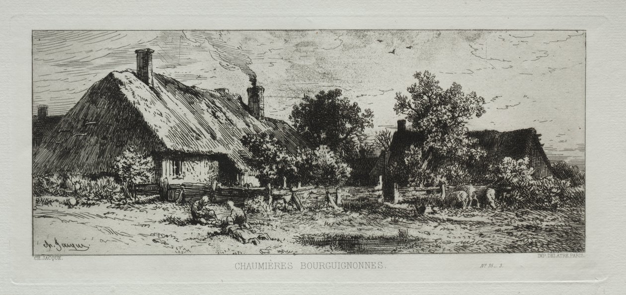 Burgundialaiset mökit tekijältä Francis Seymour Haden