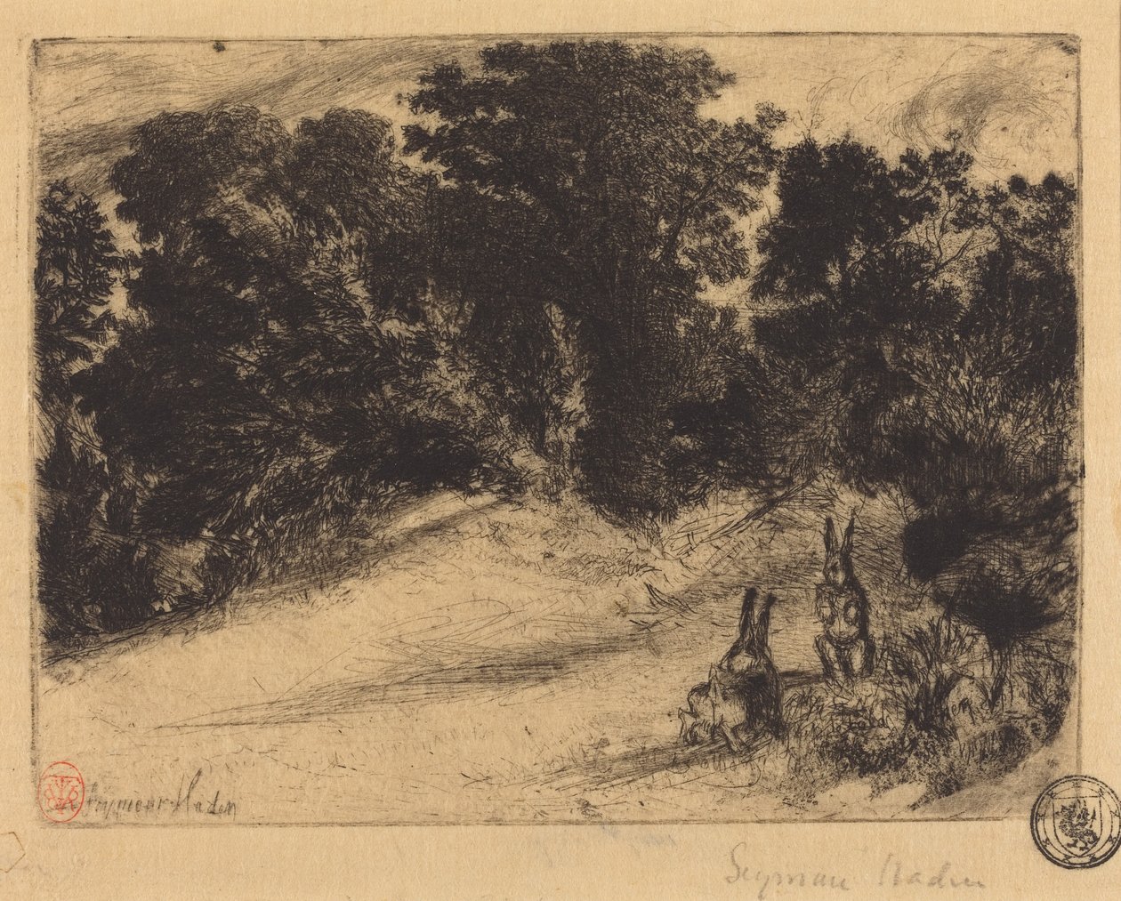 Combe Bottom tekijältä Francis Seymour Haden