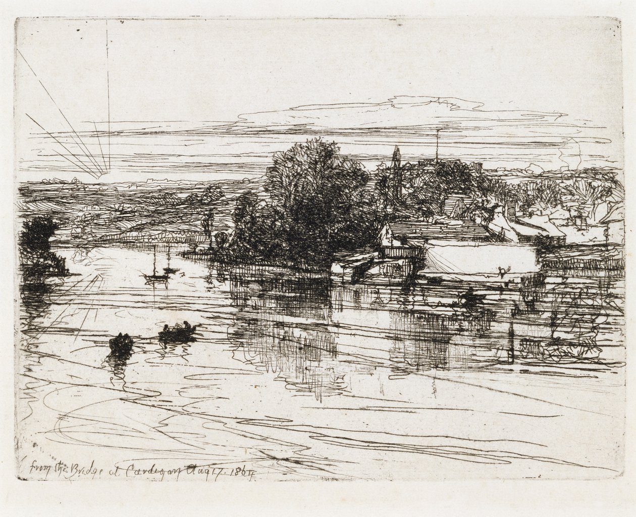 Cardiganin sillalta tekijältä Francis Seymour Haden