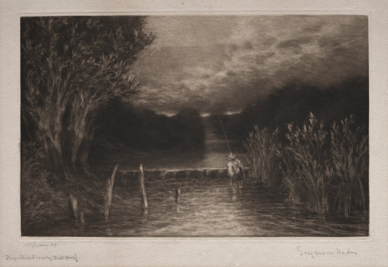Harjuksen kalastus tekijältä Francis Seymour Haden
