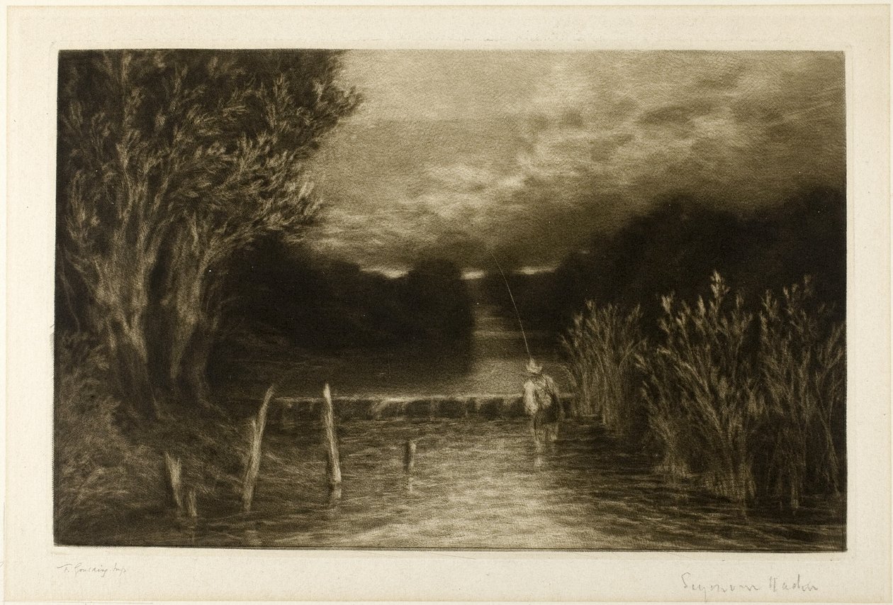 Harjuksen kalastus tekijältä Francis Seymour Haden